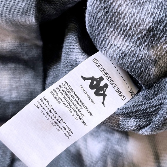 Kappa Active Catros Tie Dye Crop Sweatshirt - Picture 6 of 7